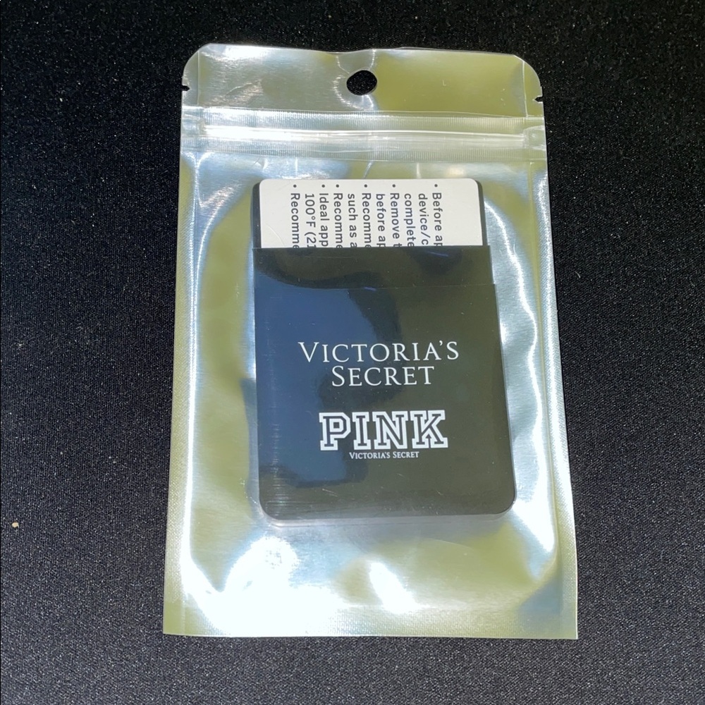 Victoria's Secret Pink Black Card Holder